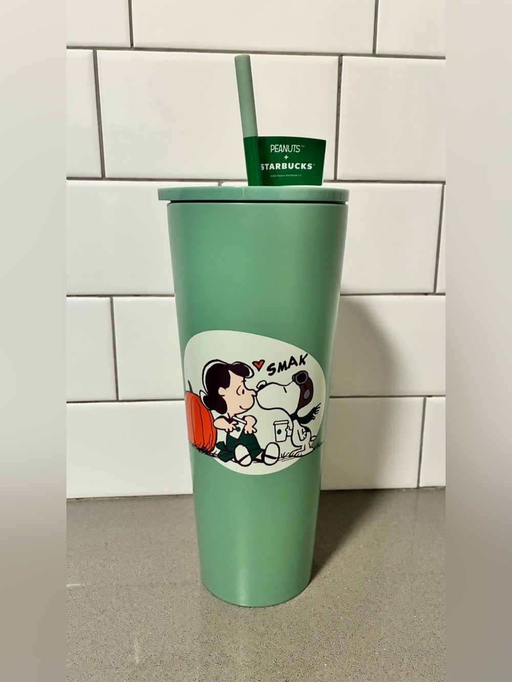 🔥In hand- Starbucks Peanuts Stainless Steel Cold Cup Lucy & Snoopy (sold out)